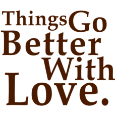 things go better with love DG0014LOVE