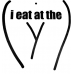 I eat at the y DG0034SXAL