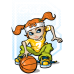 Cartoon Basketball DG0035BBAL