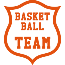 Basketball Team Seal DG0070BBAL